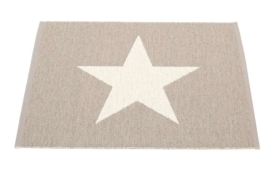 Modern Outdoor * | Pappelina Viggo Small One Mud & Vanilla Rug