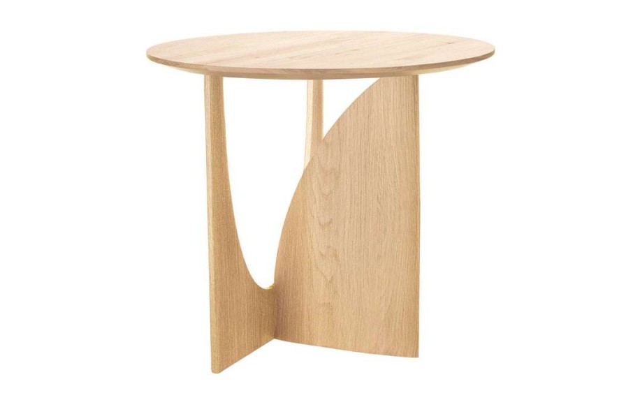 Modern Living * | Ethnicraft Geometric Side Table Accent Tables