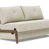 Modern Living * | Innovation Cubed Sofa Bed With Dark Wood Legs Modern Living