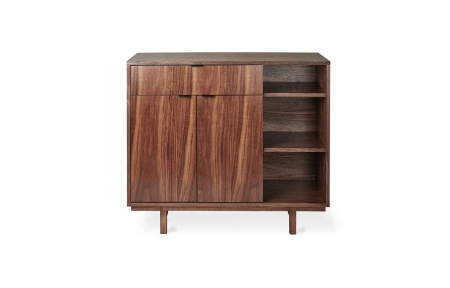 Modern Dining * | Gus Belmont Walnut Cabinet Modern Dining