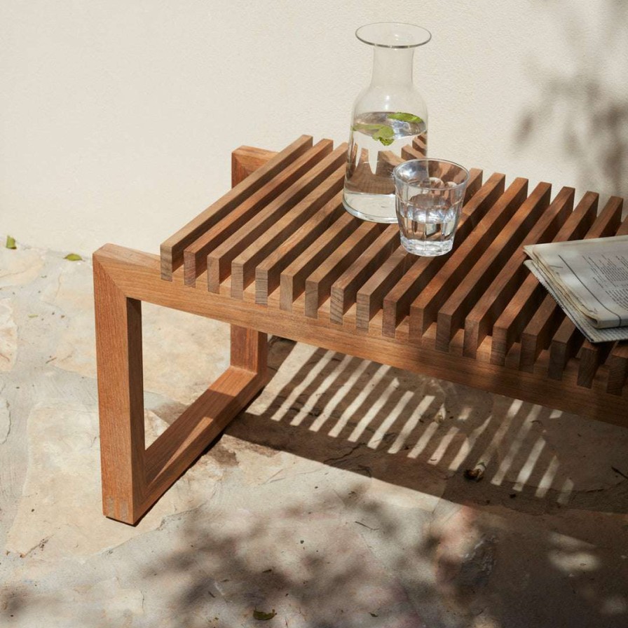 Modern Living * | Skagerak Denmark Cutter Outdoor Bench Entryway Benches