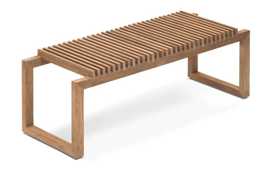 Modern Living * | Skagerak Denmark Cutter Outdoor Bench Entryway Benches