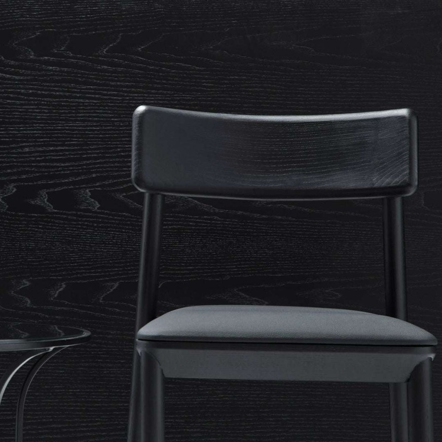 Modern Dining * | B&T Modern Dining Mika Black Wood Chair