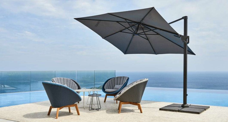 Modern Outdoor * | Cane-Line Hyde Luxe Tilit Parasol