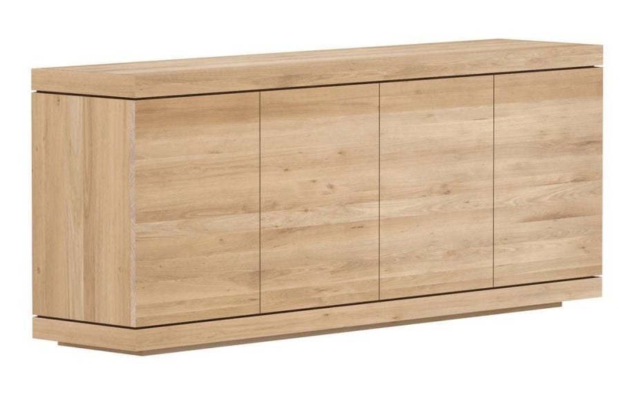 Modern Dining * | Ethnicraft Burger Oak Sideboard