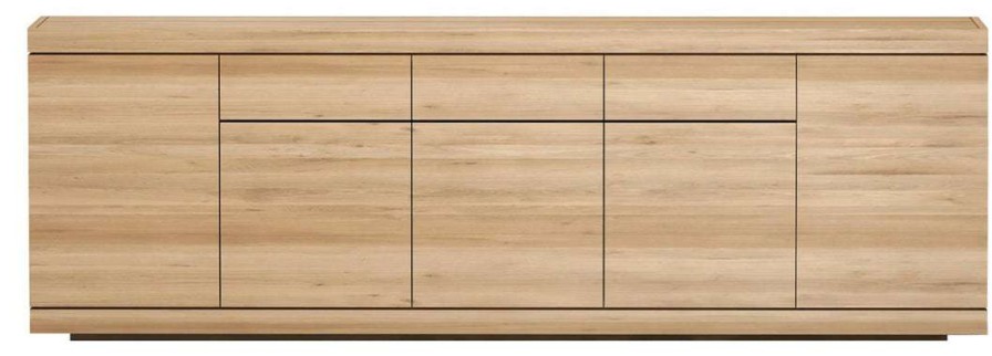 Modern Dining * | Ethnicraft Burger Oak Sideboard