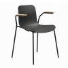 Modern Dining * | Norr11 Modern Dining Langue Stack Armrest Soft Steel Dining Chair