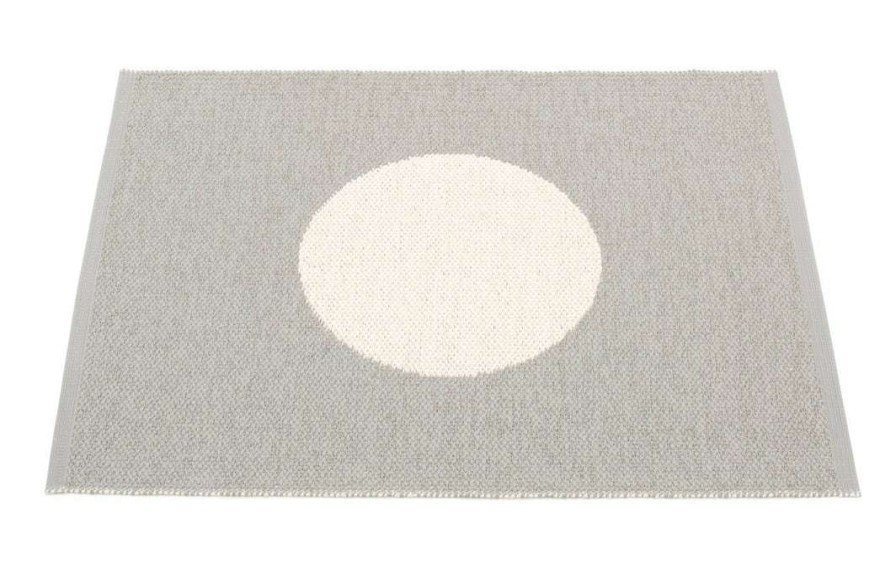 Modern Outdoor * | Pappelina Vera Small One Warm Grey & Vanilla Rug