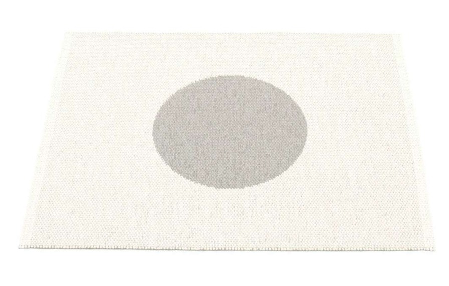 Modern Outdoor * | Pappelina Vera Small One Warm Grey & Vanilla Rug