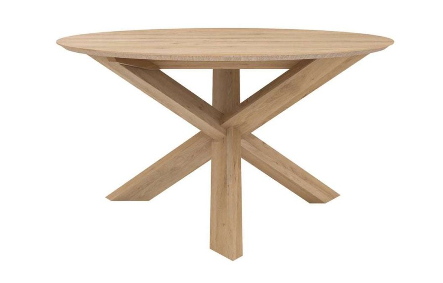 Modern Dining * | Ethnicraft Circle Oak Dining Table