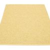 Modern Outdoor * | Pappelina Rugs Svea Metallic Gold & Pale Yellow Rug