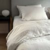 Modern Bedroom * | Area Eli Milk Duvet Cover Modern Bedroom