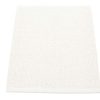 Modern Outdoor * | Pappelina Svea Metallic White & White Runner Rug Rugs