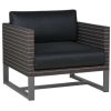 Modern Outdoor * | Mamagreen Lounge Seating Pinstripe Sofa 1-Seater