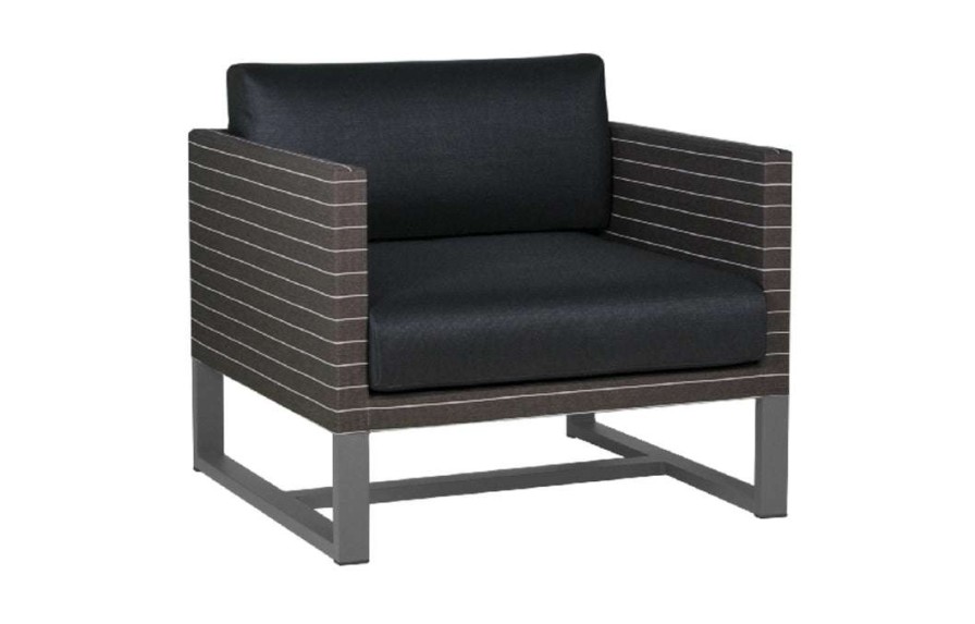 Modern Outdoor * | Mamagreen Lounge Seating Pinstripe Sofa 1-Seater