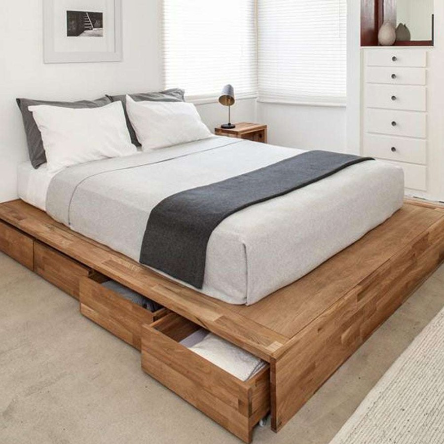 Modern Bedroom * | Mashstudios Lax Storage Platform Bed