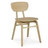 Modern Dining * | Ethnicraft Modern Dining Oak Pebble Dining Chair